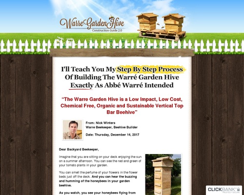 DIYBeehive.com | Build Your Own Warre Garden Backyard Top Bar Bee Hive