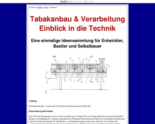 Tabakanbau & Verarbeitung Technik