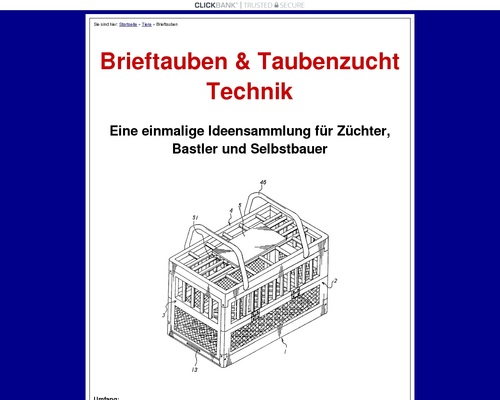 Brieftauben & Taubenzucht Technik