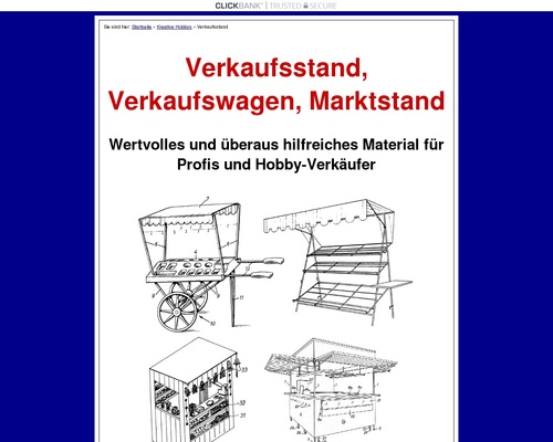 Verkaufsstand Technik